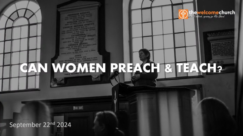 Can Women preach & teach? Image