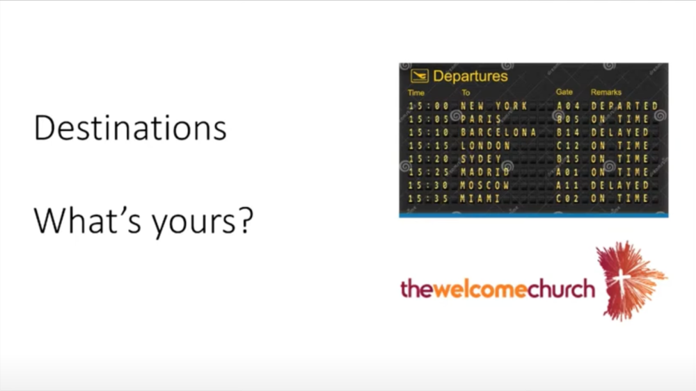 Destinations... what's yours? Image