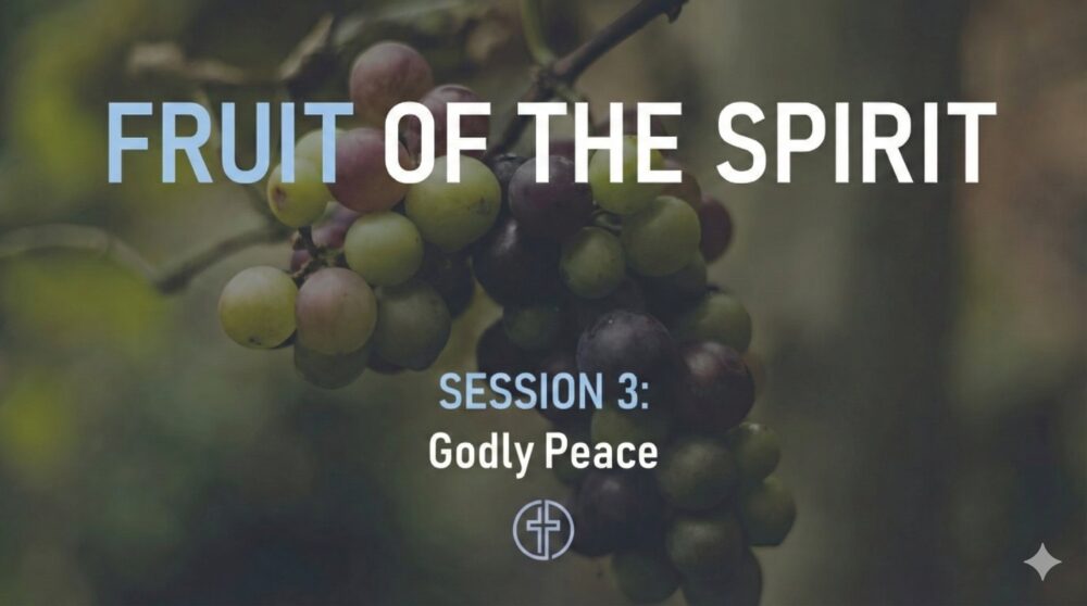 Fruit of the Spirit — Session 3: Godly Peace Image